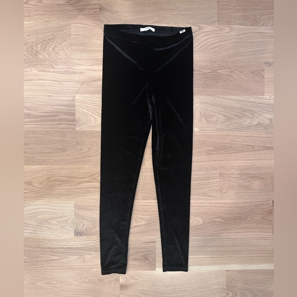Vans Black Velvet Leggings